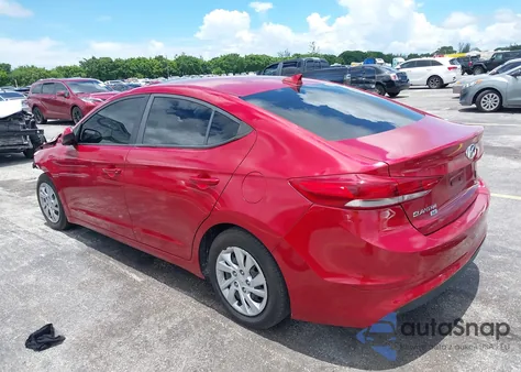 2017 Hyundai Elantra Se из США, поврежденный, VIN 5NPD74LF5HH126776